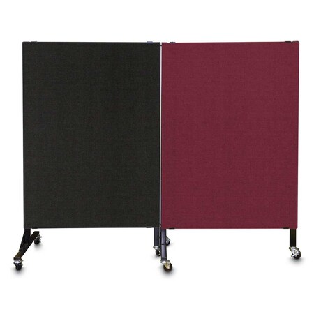 United Visual Products Enclosed Corkboard, 1 Door, 72"x48", 4" Fra UV3419-SATIN-APRICOT